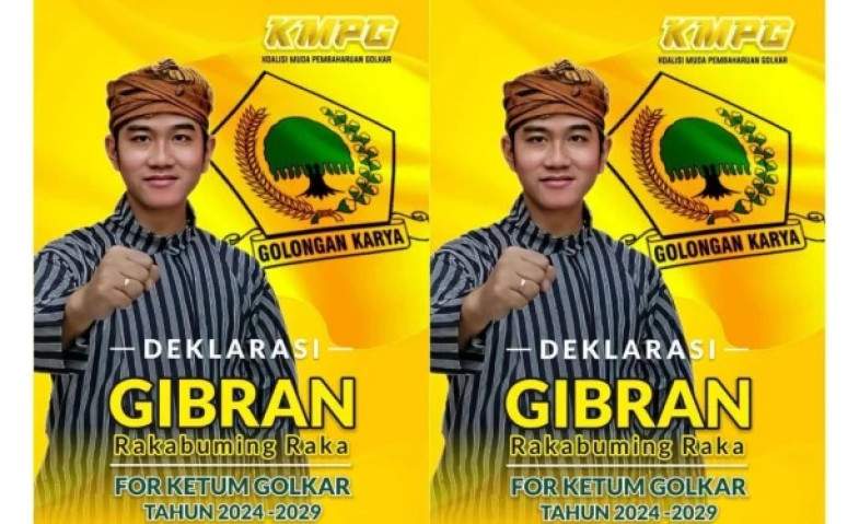 197be634 viral posternya sebagai ketua umum golkar begini kata gibran soal isu jadi pengganti airlangga 66ba123298183