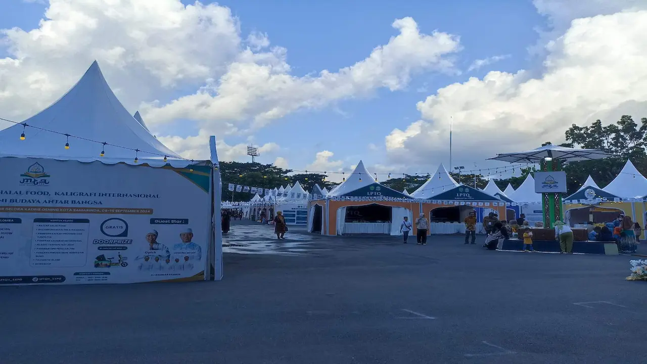Dispar promosi Kuliner Oleh oleh khas Kaltim di MTQ XXX 2024 Benuanta