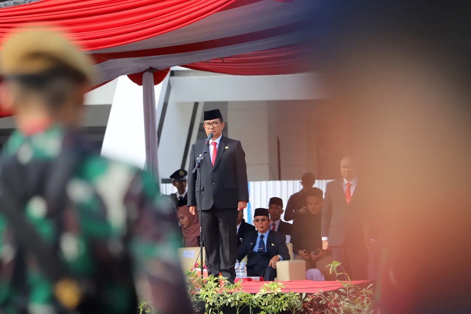 Upacara Hari Kesaktian Pancasila di GOR Segiri, Akmal Malik Beri Pesan Ini benuanta
