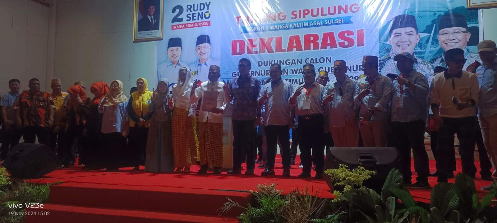Rudy Mas’ud dan Seno Aji Dapat Dukungan Kuat dari Komunitas Sulsel di Samarinda benuanta