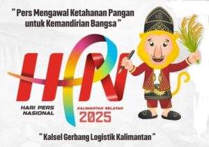 Makna di Balik Bekantan, Laung, dan Padi dalam Logo HPN 2025 benuanta
