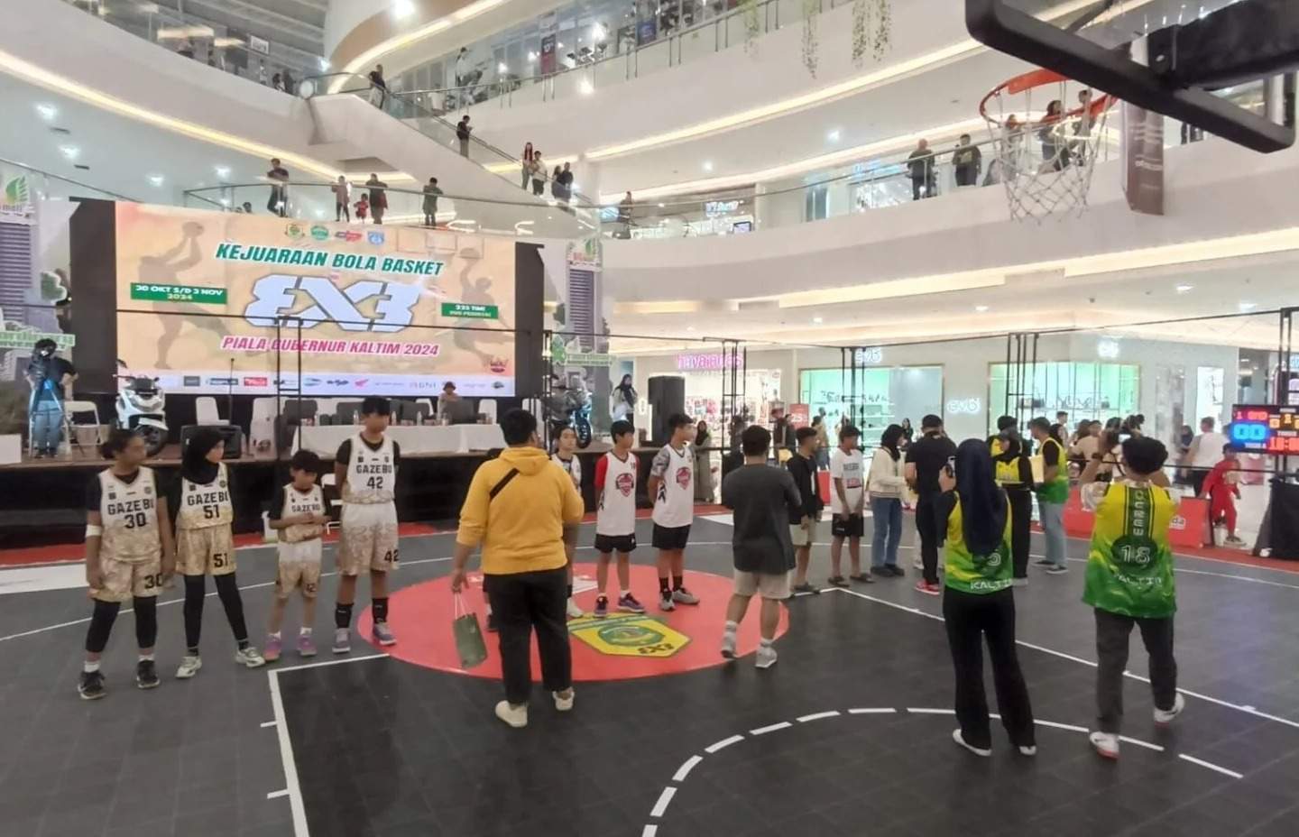 Kejuaraan Basket 3x3 Jadi Ajang Perang Taktik dan Mental untuk Perebutkan Piala Gubernur Kaltim