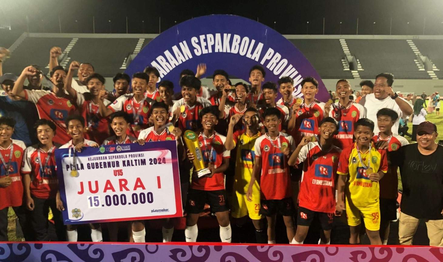 Penajam Utama, Juara U-15 yang Menunjukkan Semangat Juang Tanpa Batas