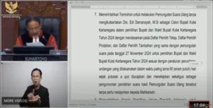 Breakingnews! Edi Damansyah Dinyatakan Sudah Menjabat 2 Periode, MK Perintahkan PSU di Kukar