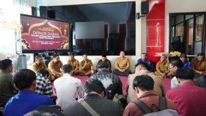 Diskominfo Kukar Awali Hari Kerja dengan Semangat Kolaborasi: Halal Bihalal dan Donor Darah
