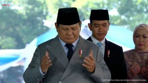 Momen Khidmat Presiden Prabowo Doakan Pahlawan Revolusi di Hari Kesaktian Pancasila