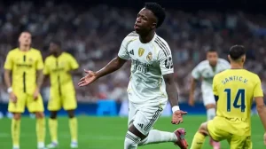 Hasil La Liga: Dwigol Vinicius Jr Bawa Real Madrid Kalahkan Villarreal