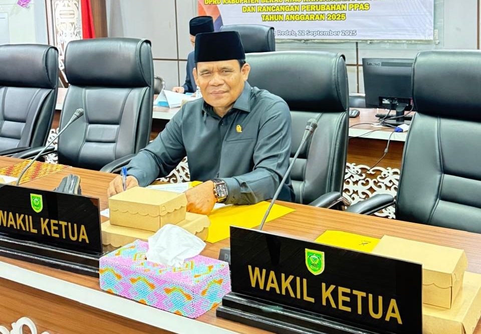 Wakil Ketua I DPRD Berau, Subroto.