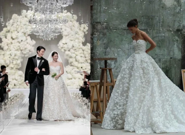 Resmi Menikah, Harga Gaun Pengantin Shin Min Ah Tembus Rp500 Juta