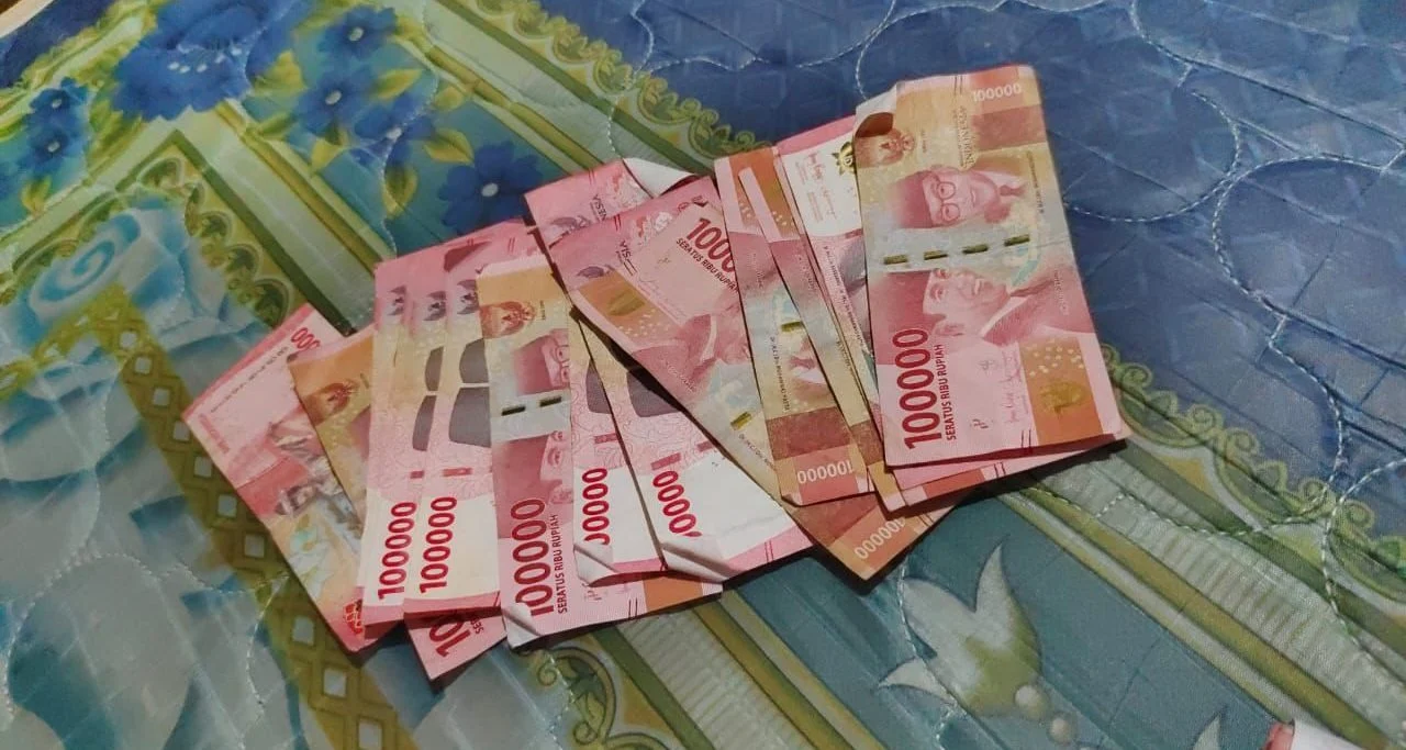 Ilustrasi uang palsu di Kabupaten Berau.