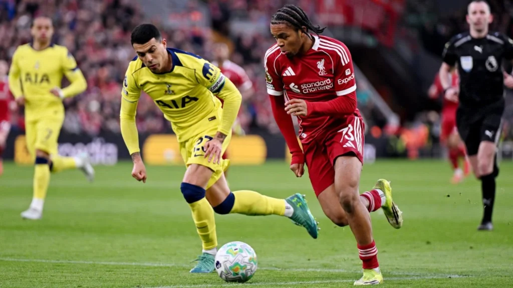 Hasil Liga Inggris Liverpool dan Tottenham Berbagi Angka Skor Satu Sama
