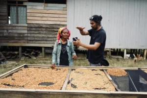 Petani kopi di Berau. (IST)